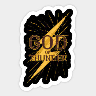 Fontaine Exclusives God Of Thunder! Sticker